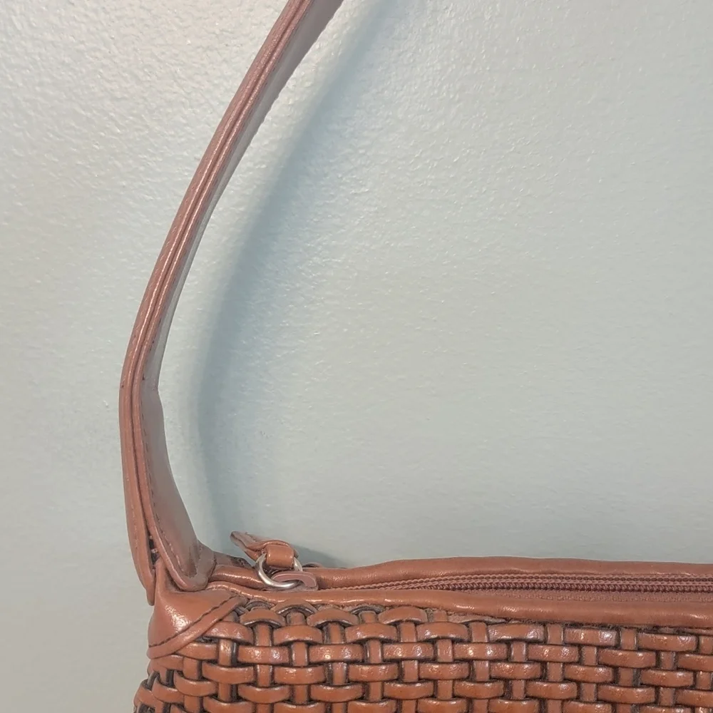 Nine &‎ Co Vintage Woven Brown Boho Gypsy Trendy Y2k Shoulder Bag